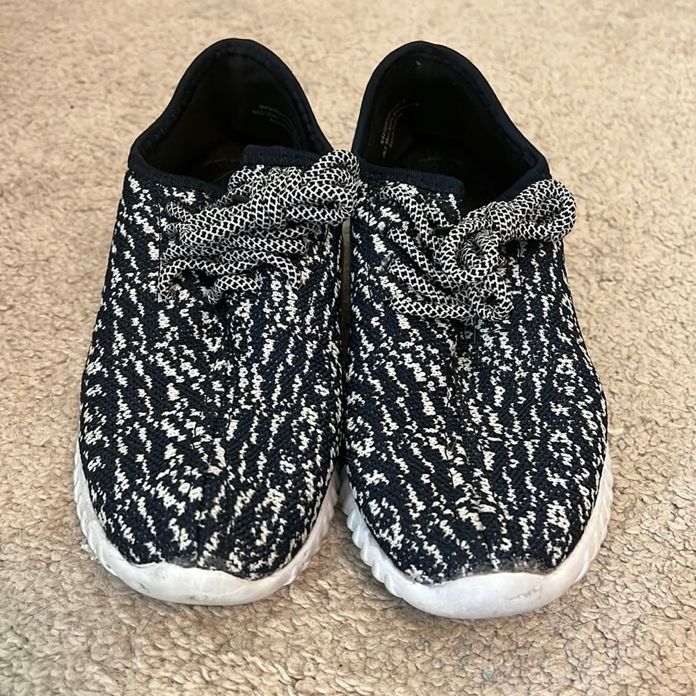 Navy and White Sneakers